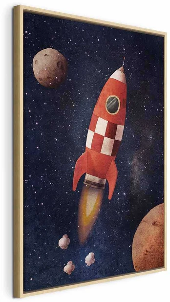 Artgeist Paveikslas - Into the Unknown by Rocket (1 Part) Vertical