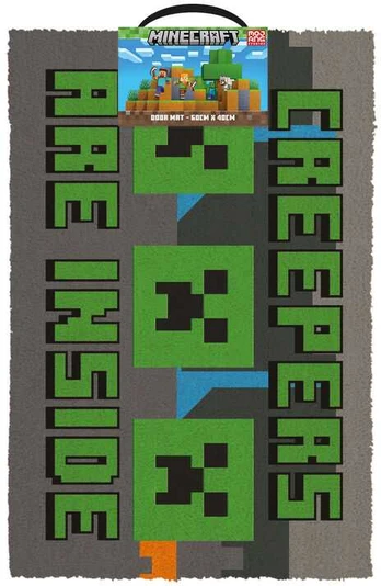 Pyramid Minecraft Creepers doormat