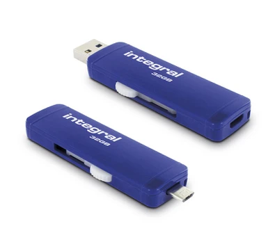 16GB Integral SlideOTG USB3.080Mb/s read