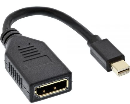 Adapteris AV InLine DisplayPort Mini – DisplayPort kištukas (17150S)