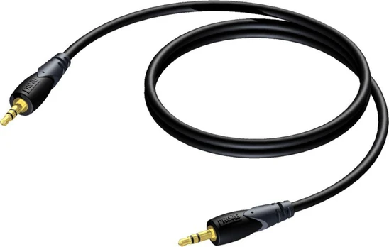 Kabelis Procab Jack 3.5mm - Jack 3.5mm 1.5m juoda (CLA716/1.5)