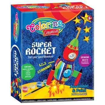 Kūrybinis rinkinys „Super raketa“, Colorino Creative