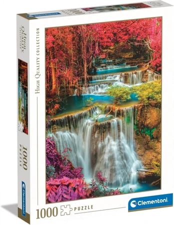 Puzzle 1000 elements High Quality Colourful Thai falls