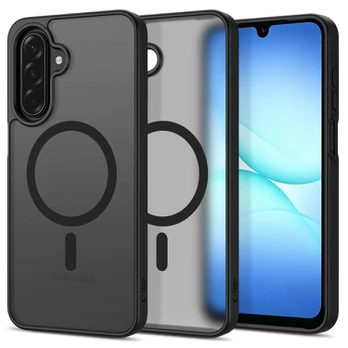 Matinis juodas dėklas Samsung Galaxy A16 / A17 / A18 / A26 4G / 5G telefonui "Tech-Protect BasicMag Magsafe"