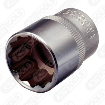 Dvylikakampė galvutė trumpa 1/2" 34mm, KS Tools