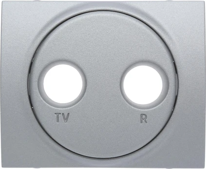 Legrand PLAK.METALIC TV RD