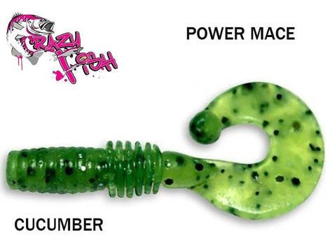 Guminukas Crazy fish Power Mace CUCUMBER 4 cm Anyžiai