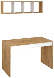 Rašomasis stalas Kalune Design Ertel, ąžuolo kaina