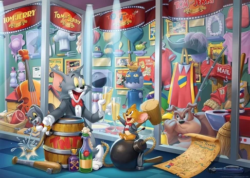 Ravensburger Dėlionė Tom & Jerry 1000 detalių