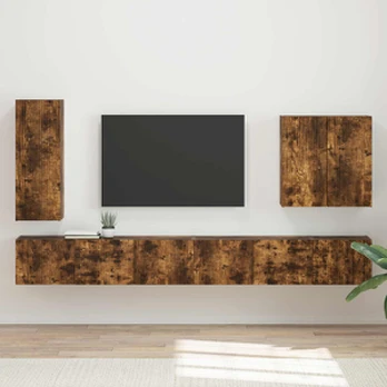 TV staliukas 6 pcs Rūkyta ąžuolas
