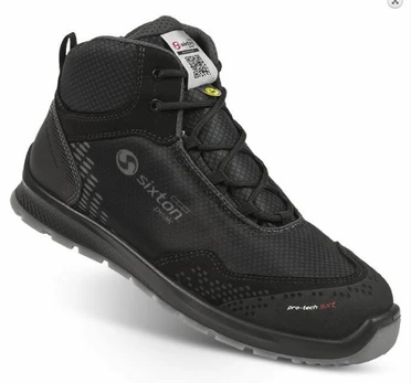 Apsauginiai batai Skipper Auckland High, juoda S3 ESD SRC 40, Sixton Peak