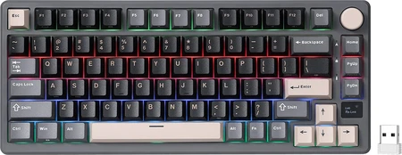 Royal Kludge M75 Phantom, Beige Switch, US kaina