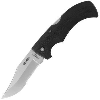 Gerber Gator Clip Point Serrated Sulankstomas peilis