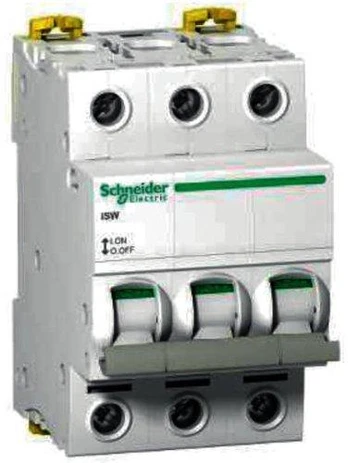 Schneider Switch skyriklis ISW 3P 100A 415V AC A9S65391