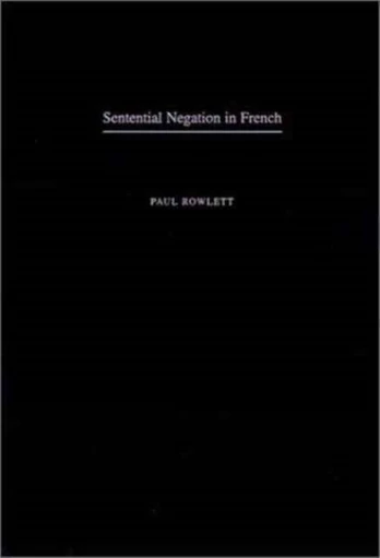 Sentential Negation in French