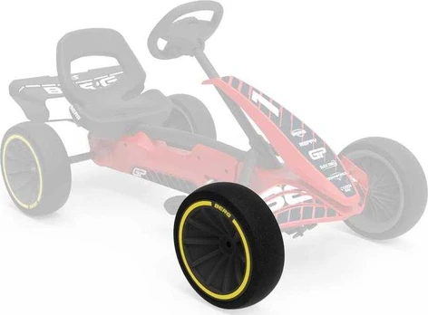 Berg Wheel pilkas-juodas 10x3 front