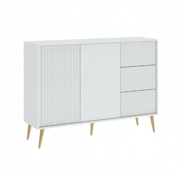 Komoda Intermeble Barcelona 2D3S, balta