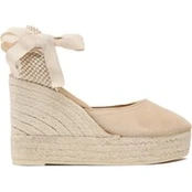 Espadrilės Manebi Soft Suede Wedge Espadrilles M 1.1 WV Smėlio