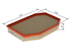 Oro filtras BOSCH F026400476 kaina