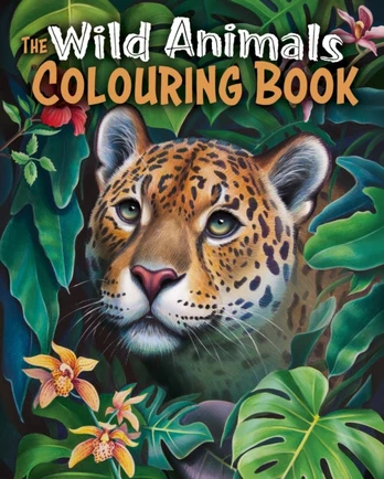 Wild Animals Colouring Book