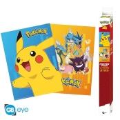 POKEMON - Set 2 Posters - Colourful Characters (52x38) kaina