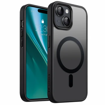 Dėklas Telforceone Etteri Matt Mag Apple iPhone 13 6,1' juodos spalvos