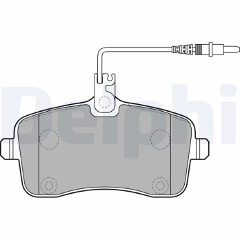 DELPHI LP2282 Brake pad set
