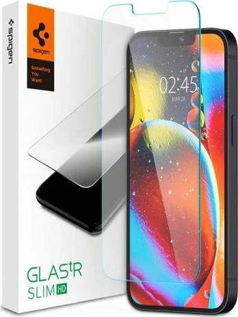 Apsauginis stiklas Spigen GLAS.TR SLIM iPhone 13/13 Pro / 14