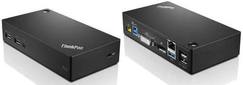 Lenovo ThinkPad USB 3.0 Pro Dock Vielinis USB 3.2 Gen 1 (3.1 Gen 1) Type-A Juoda