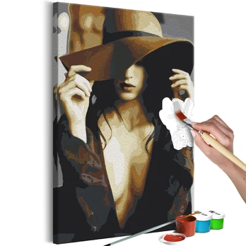 Artgeist tapyba pagal skaičius - Brown Hat 40x60