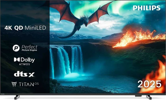 Televizorius Philips 65 MLED810 – 4K QD Mini-LED Ambilight TV