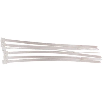 Mega Kabelių raiščiai 3,6x300mm balta 100vnt. - 59230B