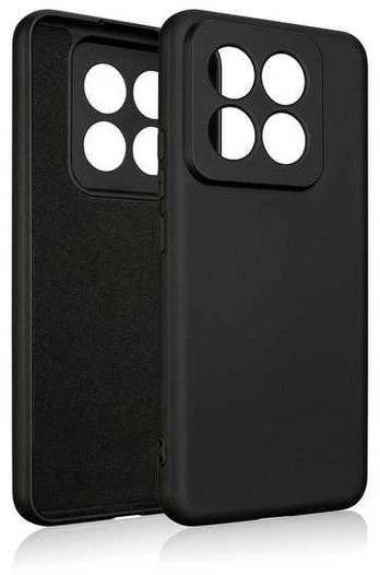 Beline Dėklas Silicone Xiaomi 14 Pro juoda/juodas