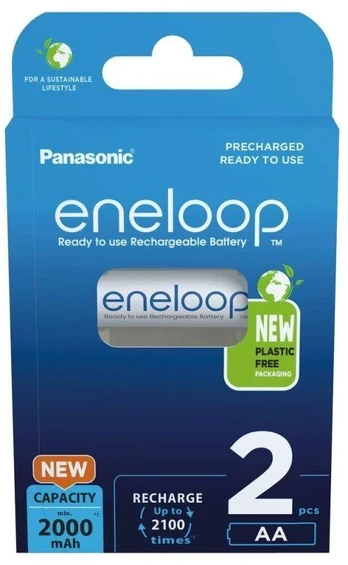 Panasonic Eneloop AA 2000mAh 2 vnt