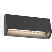 "Must" kampinis LED lauko sieninis šviestuvas, plotis 15,8 cm