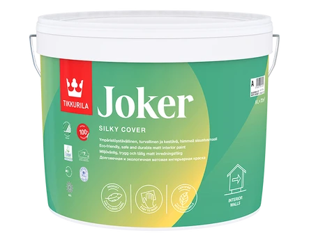 Dažai Tikkurila Joker, balta, 9 l