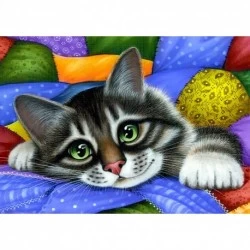 Deimantinis paveikslas Colourful Patchwork WD2420