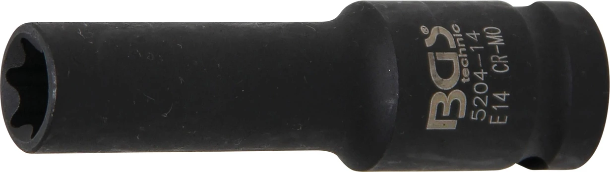 Galvutė smūginė E-Type, ilga | 12,5 mm (1/2") | E14 (5204-14)