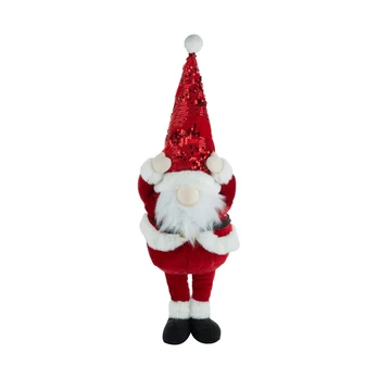 Kalėdų dekoracija ELEMENTS SENSE SANTA, baltos/raudonos sp., 44 cm