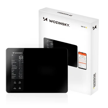 Wozinsky WIK-16 Smart Kitchen Scale with Digital Ekranas, Bluetooth App - Juodas