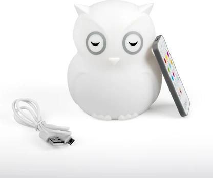 Bblüv - Night Light Owl - Touch and Remote Control