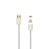 Sbox Magnetic USB->Micro USB M/M 1m kaina