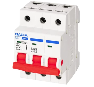 DL-125 3P 100A modular switch