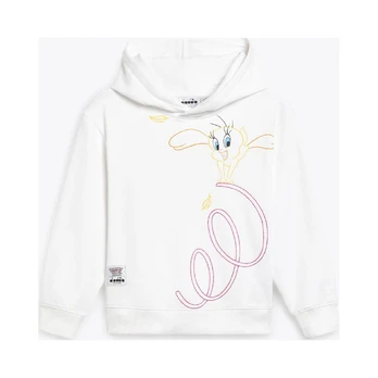 DIADORA JU.HOODIE TEAM Optical White - M