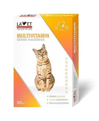 Lavet Multivitamin tabletės katėms N50