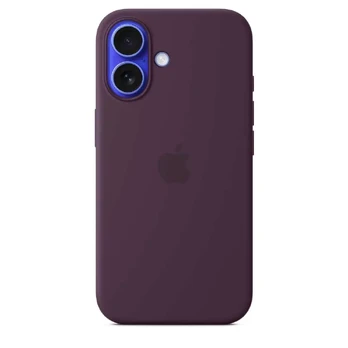 iPhone 16 Silicone Case with MagSafe - Plum MYY43ZM/A