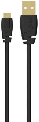 Laikiklis Sinox Micro USB kabelis. 3m. Sort