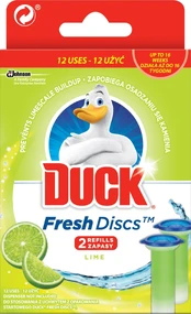 Unitazo želė Duck Fresh Discs Lime, 2 vnt. kaina