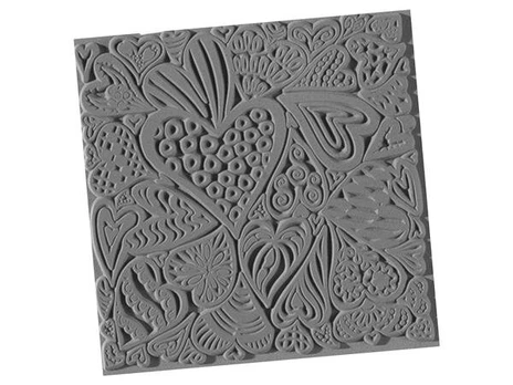 Forma su širdies tekstūra, 9x9 cm