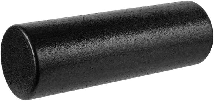 Volelis do masażu, roller 15x45cm, spalva juoda, materiał EPP, REBEL ACTIVE
